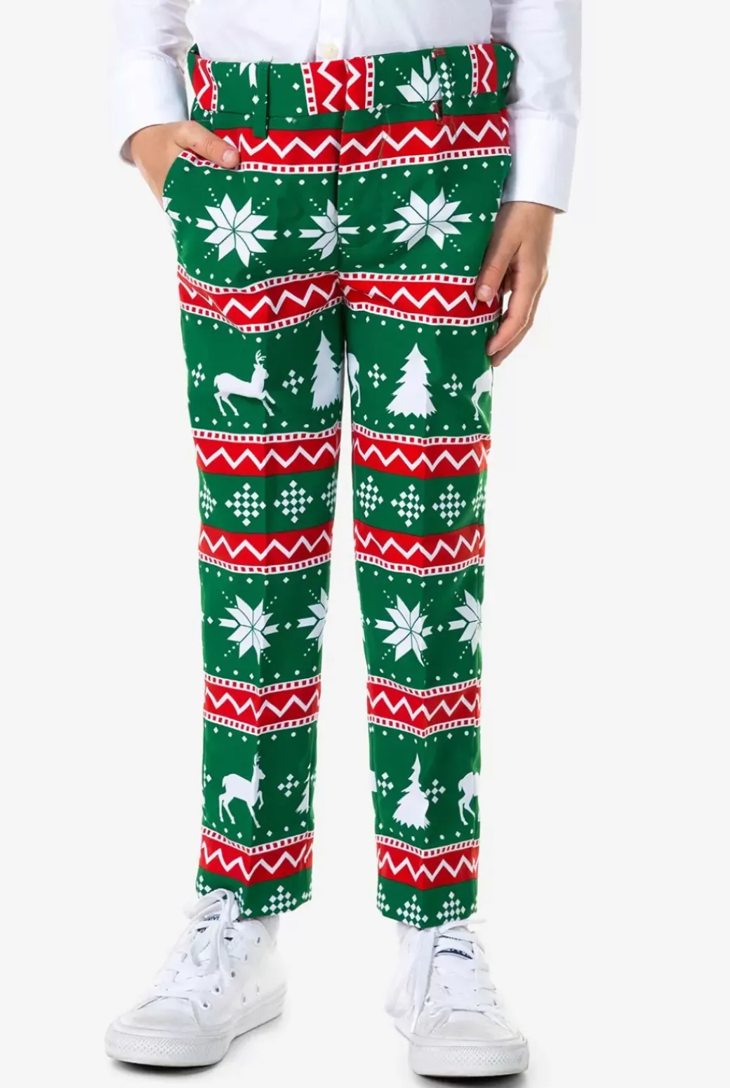 OppoSuits Festive Green^Boys Christmas Suits