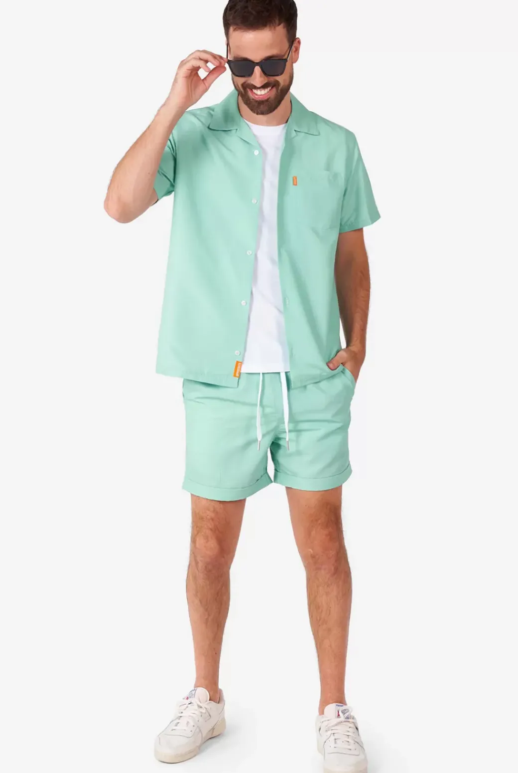 OppoSuits Magic Mint^Men Solid Colored Summer Sets